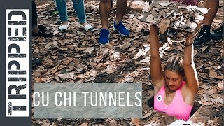 WE WENT INSIDE Cu Chi Tunnels Tour [upl. by Saundra]