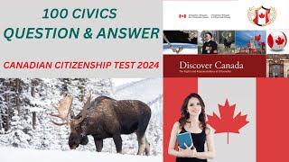 Important Questions amp Answers for Canadian Citizenship Test 2024 [upl. by Nyladnor]