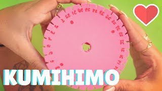 DIY KUMIHIMO  INCRÍVEL TÉCNICA PARA FAZER PULSEIRA DA AMIZADE [upl. by Soloman]