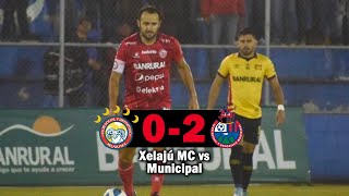 Xelajú 0 vs Municipal 2  Jornada 14 Clausura 2024  Liga Nacional de Guatemala [upl. by Breena]