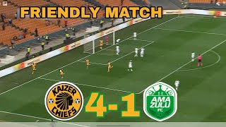 Watch All Goals • Kaizer Chiefs vs Amazulu FC 41 Club Friendly Match  Du Preez Goal [upl. by Inalan]