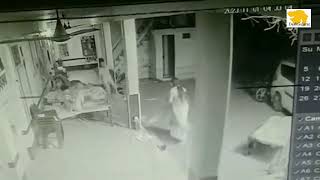 LPG gas cylinder blast in Botad captured in CCTV camera [upl. by Eirrek]