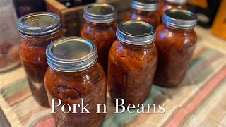 Pork n Beans  Pressure Canning Red Beans with Bacon amp Tomato Sauce  7 Quarts [upl. by Durham]