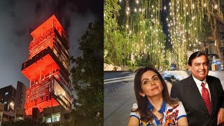 Mumbai tour walk and drive Mukesh Ambani Ganesh festival Reliance Antilla cha Raja [upl. by Kemp]