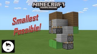 Minecraft PE SMALLEST SPIRAL STAIRCASE PEXboxWindows10Switch [upl. by Hussar]