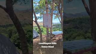 LAMBINGAN HILLS TANAY RIZAL shorts [upl. by Zahavi]