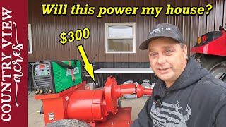 Will this 300 PTO generator Power the House Was it worth fixing up [upl. by Bouzoun715]