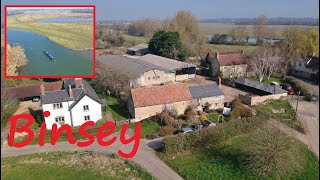 Binsey by drone Outskirts of Oxford Church at the end of the road linked in description [upl. by Pharaoh]