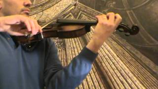 Very old violin labeld Josef Klotz  551 [upl. by Enelime]