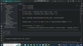 Calculate no of sunday in python tamil  Date and time calculate using python in tamil  Python [upl. by Ahsenra]