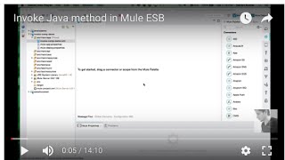 Chapter 6  Invoke Java method in MuleSoft Anypoint Platform [upl. by Nimaj]