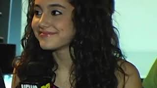 Ariana Grande says quotI like Christina Aguileraquot 2009 [upl. by Neyuq925]