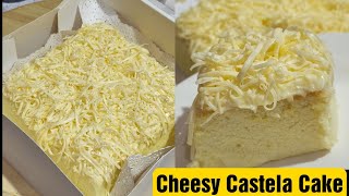 How to make Cheesy Castela Cake Castel Cake Recipe Bake N Roll [upl. by Eiggam532]