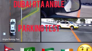 Dubai driving angle parking test [upl. by Irej]