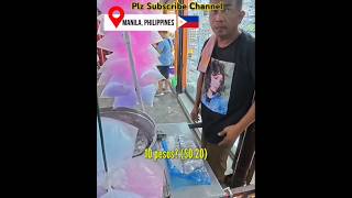 90 Candy Floss in Manila 🇵🇭  sugar candy making in street philippine  cotton candy making [upl. by Oer]