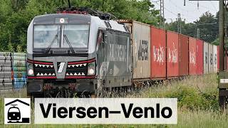 Ein Haufen ZugKreuzungen auf der Strecke Viersen–Venlo [upl. by Rich]