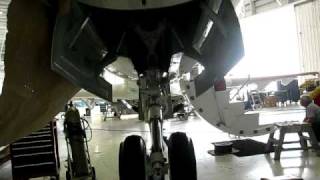 Challenger 300 Nose Landing Gear  Extension [upl. by Cuthbertson]