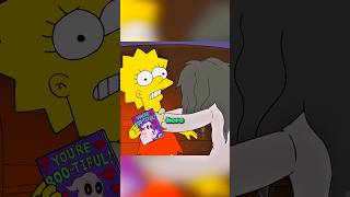 Lisa Call a Real Ghost😱 simpsons shorts [upl. by Adnirem]