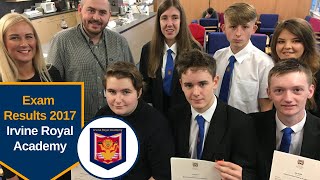 Irvine Royal Academy on Exam Results Day 2017 [upl. by Atsirk741]