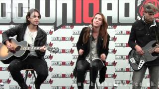 Halestorm  Heres To Us Live amp Acoustic  Download Festival 2012 [upl. by Marmion]