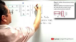 Multiplicación de matrices ejemplo 2 [upl. by Oehsen905]