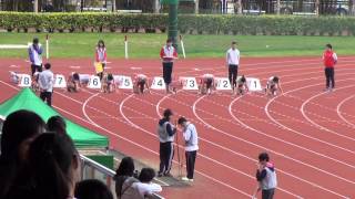 特步香港田徑聯賽2013 女子100M Final [upl. by Auston]