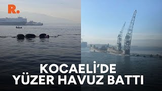 Kocaelide yüzer havuz battı [upl. by Amhsirak55]