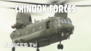 What Does RAF Odihams Chinook Forces Do  Forces TV [upl. by Allisirp]