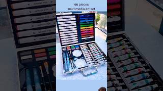 multimedia art set 🎨😲 art artset drawing craft colours shorts watercolours [upl. by Abbottson543]