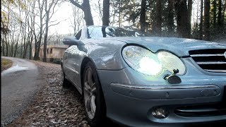 Mercedes Benz CLK Headlight Washer [upl. by Enwahs369]