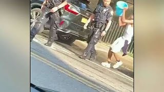 New Yorkers Are Pelting Cops With Buckets Of Water [upl. by Riay]