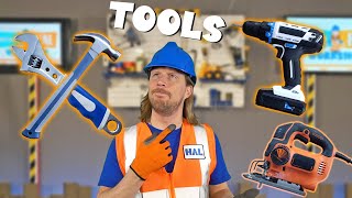 ALL About TOOLS  Working with Tools for Kids to Build [upl. by Atsyrc]