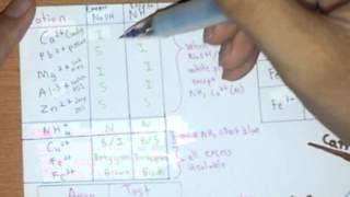 Crash Course F4 C8  Chemical Test for Anions and Cations [upl. by Aicilanna]