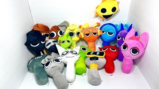 Lots of Sprunki Plushies Unboxing [upl. by Aiehtela]