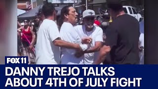 Danny Trejo tells his side of the story after Los Angeles 4th of July parade fight [upl. by Enomyar]