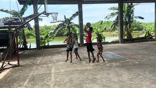 Playing Basketball in San Fernando  Barotac Viejo Iloilo … Philippines … Subscribe … Thank You [upl. by Akihsat]