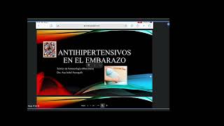 Farmacos antihipertensivos Estados hipertensivos del embarazo  Obstetricia  FCM UNR [upl. by Suzi]