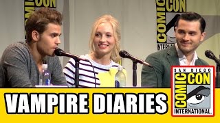 THE VAMPIRE DIARIES Comic Con Panel 2015 [upl. by Jorge522]