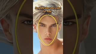 Oval face short hairstyles quotMALE viral faceshapes hairstyle [upl. by Ahsemrak]