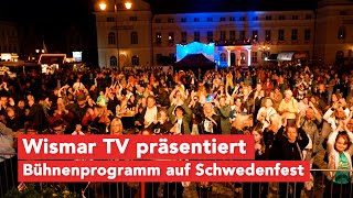 Werbung Wismar TV bietet buntes Bühnenprogramm auf dem Schwedenfest [upl. by Lenahc]