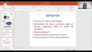 biochimie  Enzymes cours 1 [upl. by Llenoil]