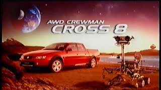 Holden Crewman Cross8 quotMarsquot TV commercial [upl. by Feerahs]