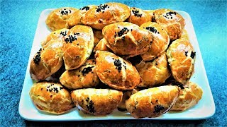 Kurabiye Tarifleri  Dereotlu Peynirli Kurabiye Tarifi  Dill and Cheese Pastry  Bizim Terek [upl. by Mozes]