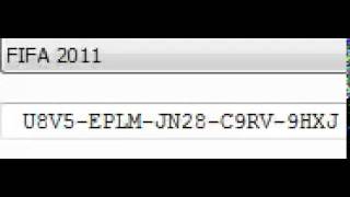 FIFA 2011 PRODUCT SERIAL KEY PC WORKING 2014 [upl. by Adella]