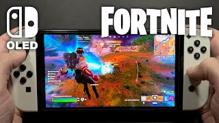 Fortnite on Nintendo Switch OLED 390 [upl. by Delly839]