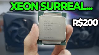 UM XEON SURREAL DE R200 10 NÚCLEOS E 35GHZ  E5 2666 V3 CHEGA EM RYZEN FÁCIL [upl. by Azilef]