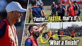 Inside Man Utd PreSeason Training NEW Ideas Van Nistelrooy Changes FINISHING amp More [upl. by Cesare907]