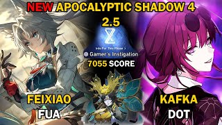 E0 Feixiao FUA amp E2 Kafka DOT  NEW Apocalyptic Shadow Stage 4 3 Stars  Honkai Star Rail 25 [upl. by Schwarz]