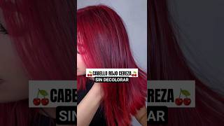 Cabello rojo cereza sin decolorar con los tintes de Igora 🍒 igoraroyal cabello pelo cabellorojo [upl. by Anippesuig]