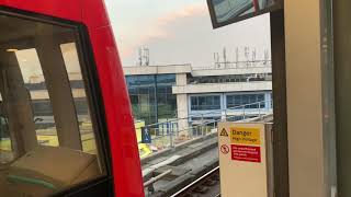 DLR Departing London City Airport [upl. by Mall]